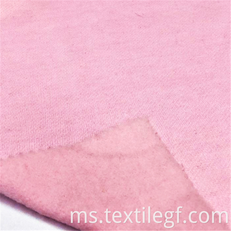 Hoodie Pink Terry Brush Fabric